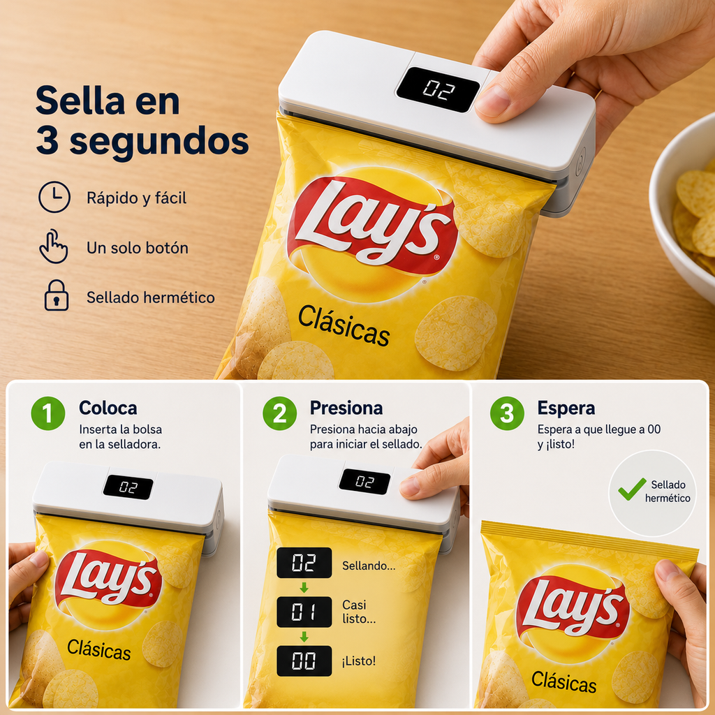 Selladora NoBa Inteligente Portátil Multifunción