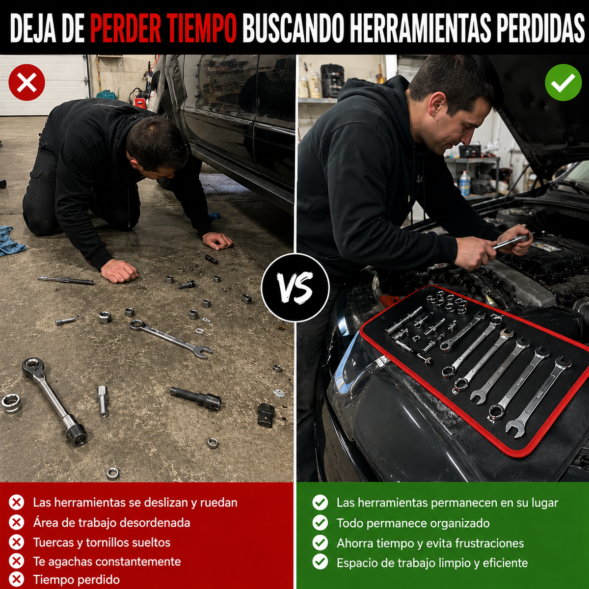Set Magnético de 3 Piezas para Herramientas y Tornillería