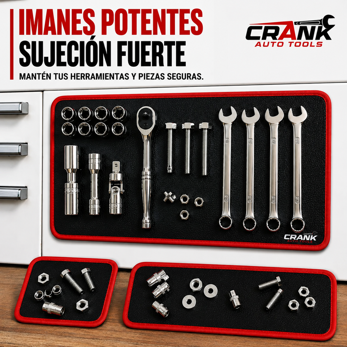 Set Magnético de 3 Piezas para Herramientas y Tornillería