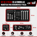 Set Magnético de 3 Piezas para Herramientas y Tornillería