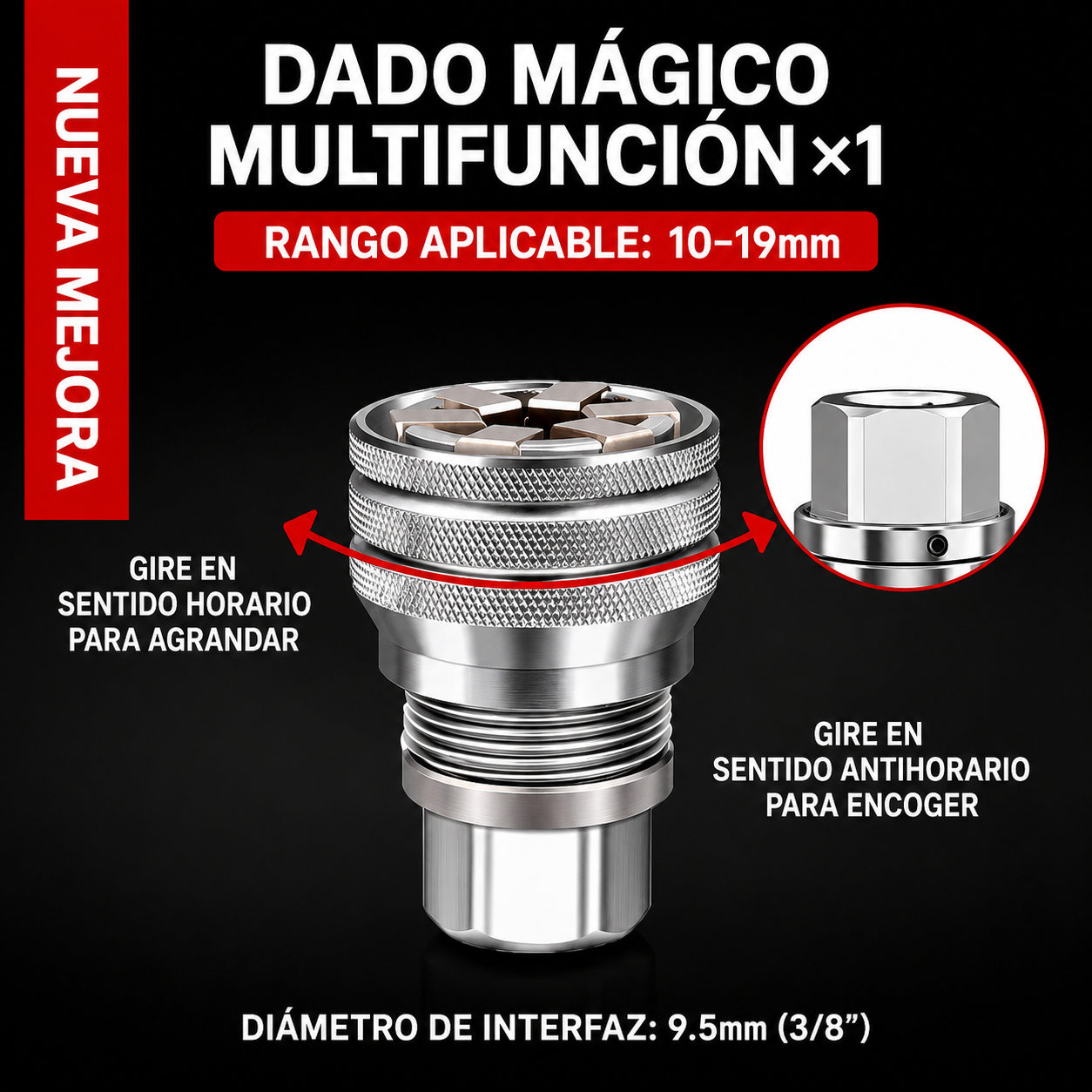 Herramienta Universal de Llave de Vaso Multifuncional