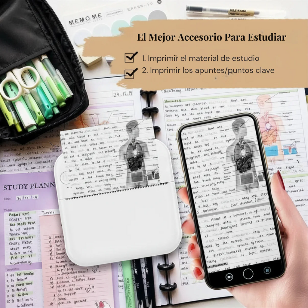 Mini Impresora Térmica Portátil.