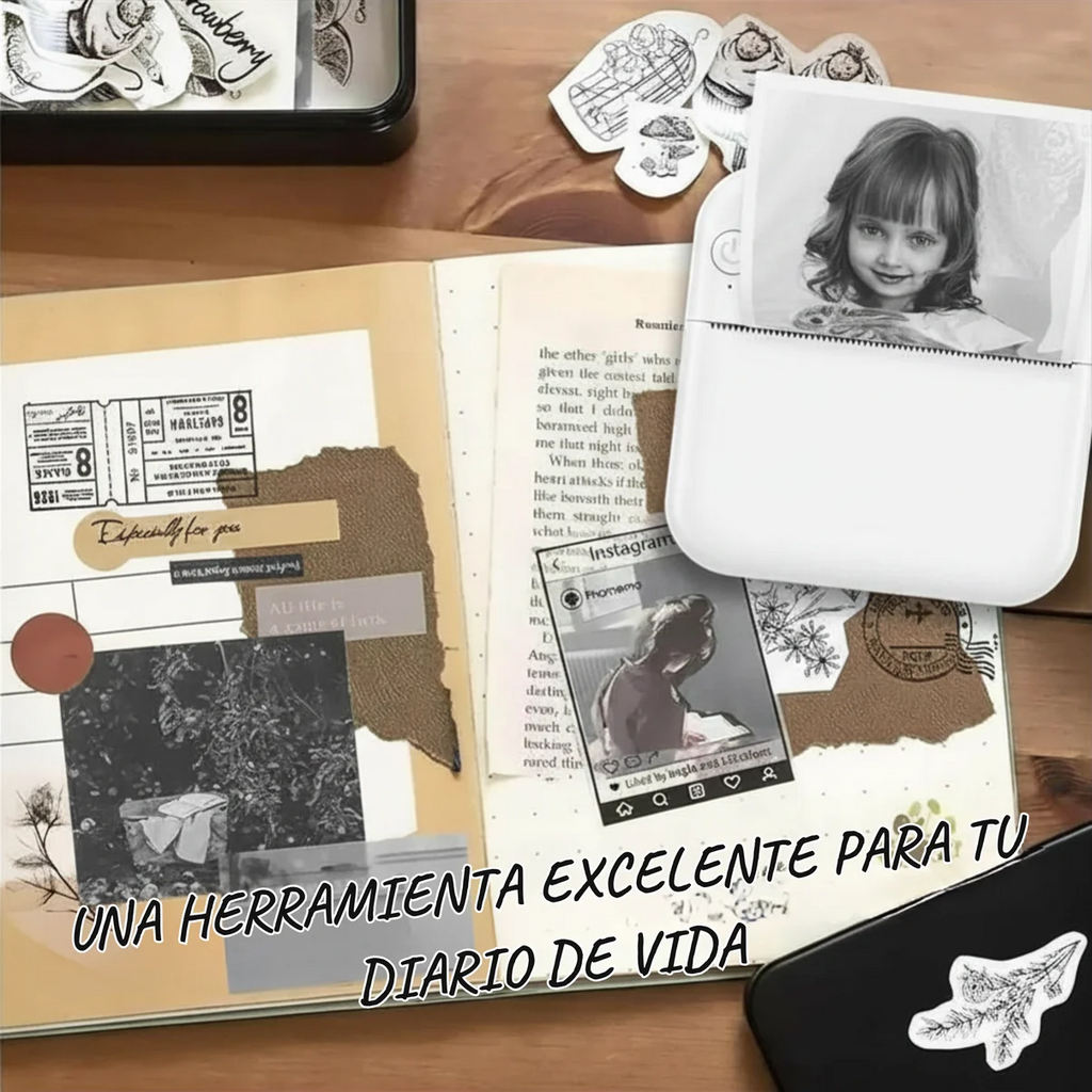 Mini Impresora Térmica Portátil.